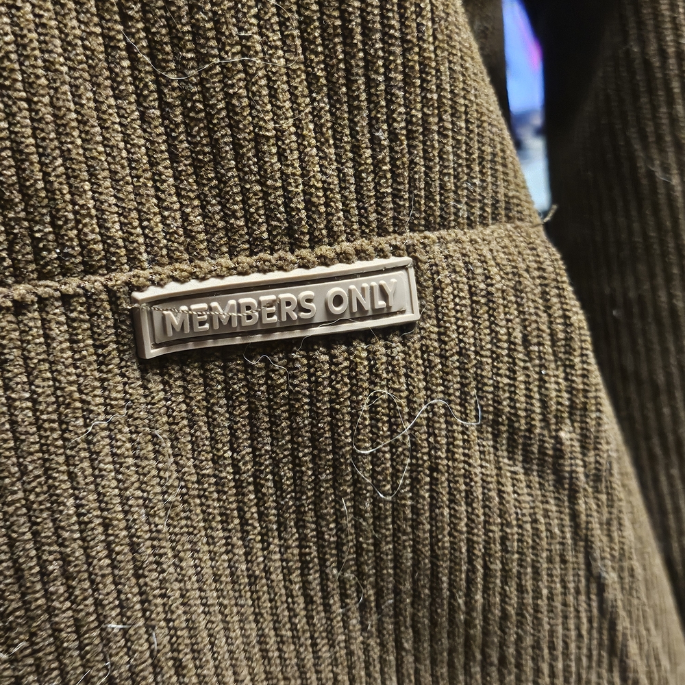 Members Only Brown Corduroy Sweater - Picture 2 of 4